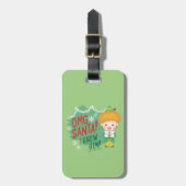 小妖精や小人OMGサンタ！彼を知ってる！ ラゲッジタグ (正面縦)