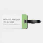 小妖精や小人OMGサンタ！彼を知ってる！ ラゲッジタグ (裏面横)