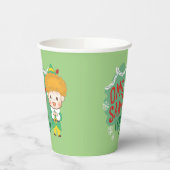 小妖精や小人OMGサンタ！彼を知ってる！ 紙コップ (左)