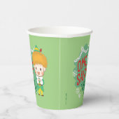 小妖精や小人OMGサンタ！彼を知ってる！ 紙コップ (右)