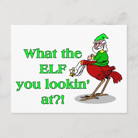 小妖精や小人You Lookin ポストカード (正面)