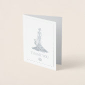 小姓の女王 箔カード (正面)