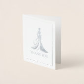 小姓の女王 箔カード (正面)