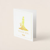 小姓の女王 箔カード (正面)