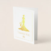 小姓の女王 箔カード (正面)