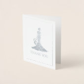 小姓の女王 箔カード (正面)