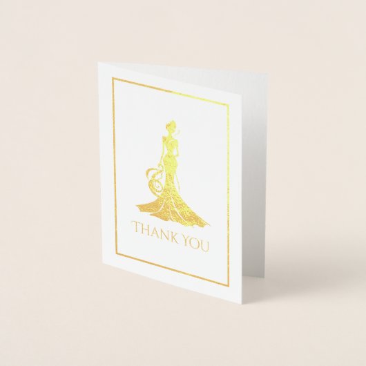 小姓の女王 箔カード (正面)