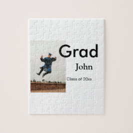 小姓名年次文字QR卒業おめでとう ジグソーパズル