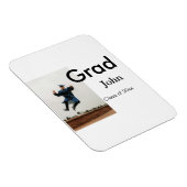 小姓名年次文字QR卒業おめでとう マグネット (右側)