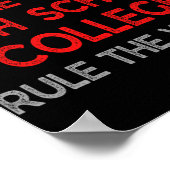 小学おもしろい科卒業 ポスター (角)