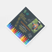 小学カラフル校卒業 スタンダードランチョンナプキン (角)