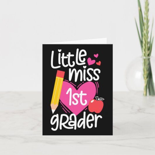 小学恋しく思生1年生 カード (正面)