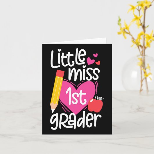 小学恋しく思生1年生 カード (黄色い花)