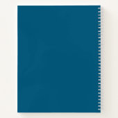 小学校で波を起こそう、学年と名前 ノートブック (裏面)