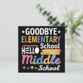 小学校ともだち 中学校へようこそ 招待状 (スタンド正面)