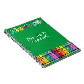 小学校と幼稚園の先生かわいいかわいい ノートブック (右側)