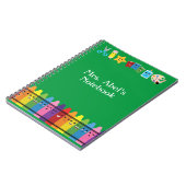 小学校と幼稚園の先生かわいいかわいい ノートブック (左側)