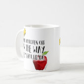 小学校の先生のコーヒー・マグ コーヒーマグカップ (正面左)