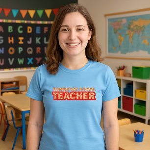 小学校の先生パターン Tシャツ