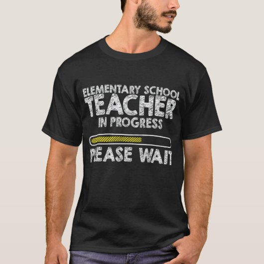 小学校の先生 進級 学校 教育 Tシャツ (正面)