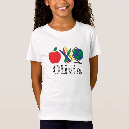 小学校の初登校Tシャツ - 幼稚園年長・小学1年生 Tシャツ (正面)