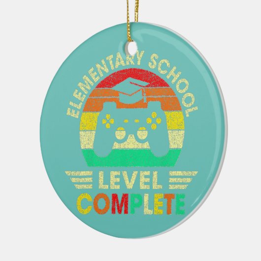 小学校の卒業レベルの完全ビデオ セラミックオーナメント (左)