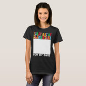 小学校の最初の日学校の最後の日 Tシャツ (正面フル)