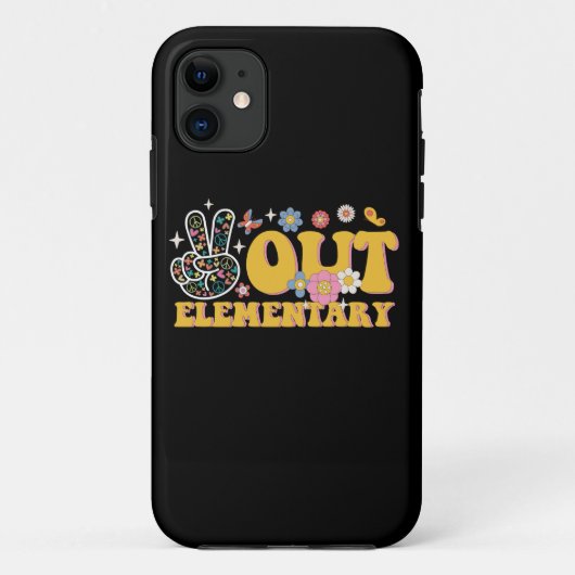 小学校の最後の日に行き詰まった平和 Case-Mate iPhoneケース (裏面)