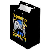 小学校を卒業したゲーマー ミディアムペーパーバッグ (正面アングル)