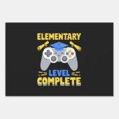 小学校を卒業したゲーマー ラッピングペーパーシート (正面)