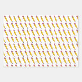 小学校シャルボードペンシルバッグ ラッピングペーパーシート (正面2)