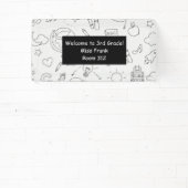 小学校パーソナライズされた先生教室 横断幕 (インサイチュ)