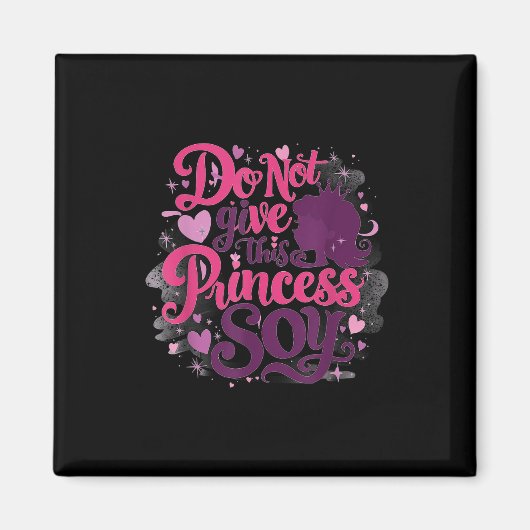 小学校プリンセスと大豆アレルギー マグネット (正面)