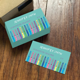 小学校代替先生名刺 名刺