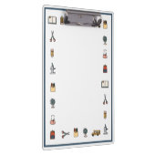 小学校先生バスグローブブッククリップボード クリップボード (右)