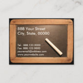 小学校先生石板チョーク呼出しカード コーリングカード (裏面)