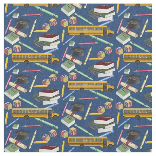 小学校先生 ファブリック (クローズアップ)