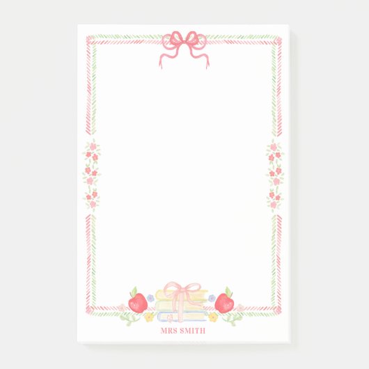 小学校先生 ポストイット (正面)