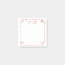 小学校先生 ポストイット