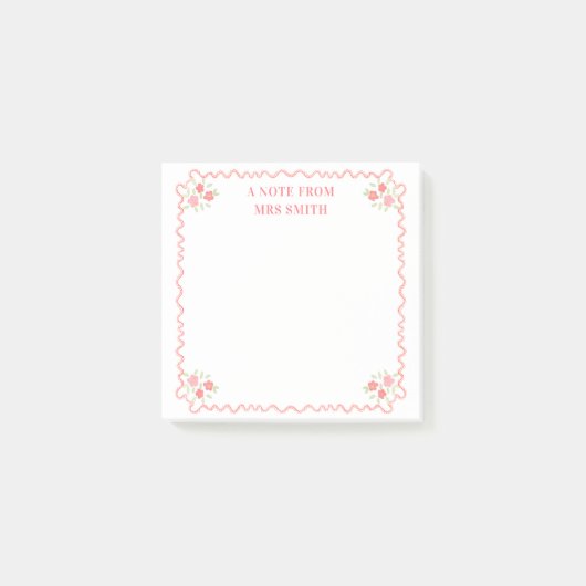 小学校先生 ポストイット (正面)