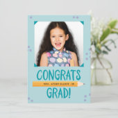 小学校卒業おめでとう 招待状 (スタンド正面)