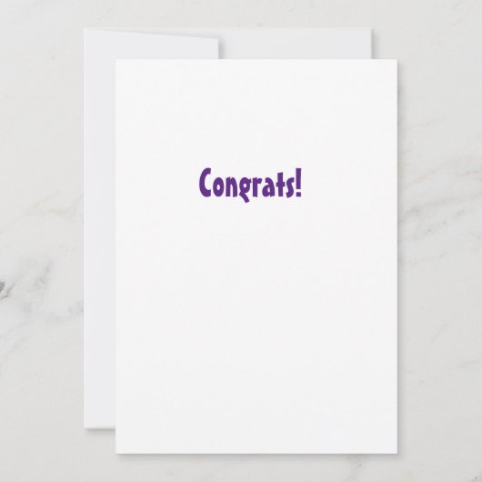 小学校卒業カード カード (裏面)