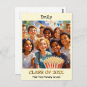 小学校卒業児童 ポストカード (正面/裏面)