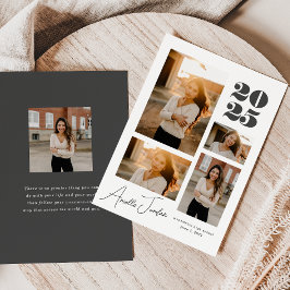小学校卒業年 |写真のコラージュ 案内状