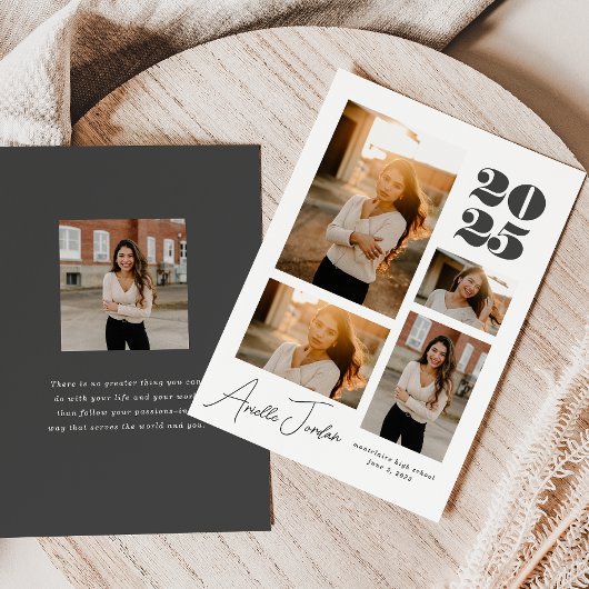 小学校卒業年 |写真のコラージュ 案内状