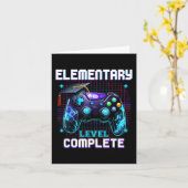 小学校卒業式卒業を終えるBo カード (黄色い花)