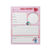 小学校向けメモ帳2月 ノートパッド (回転)