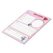 小学校向けメモ帳2月 ノートパッド (アングル)