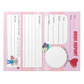 小学校向けメモ帳2月 ノートパッド (正面)