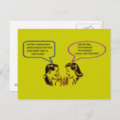 小学校振り下ろし不景気のおはがき ポストカード (正面/裏面)